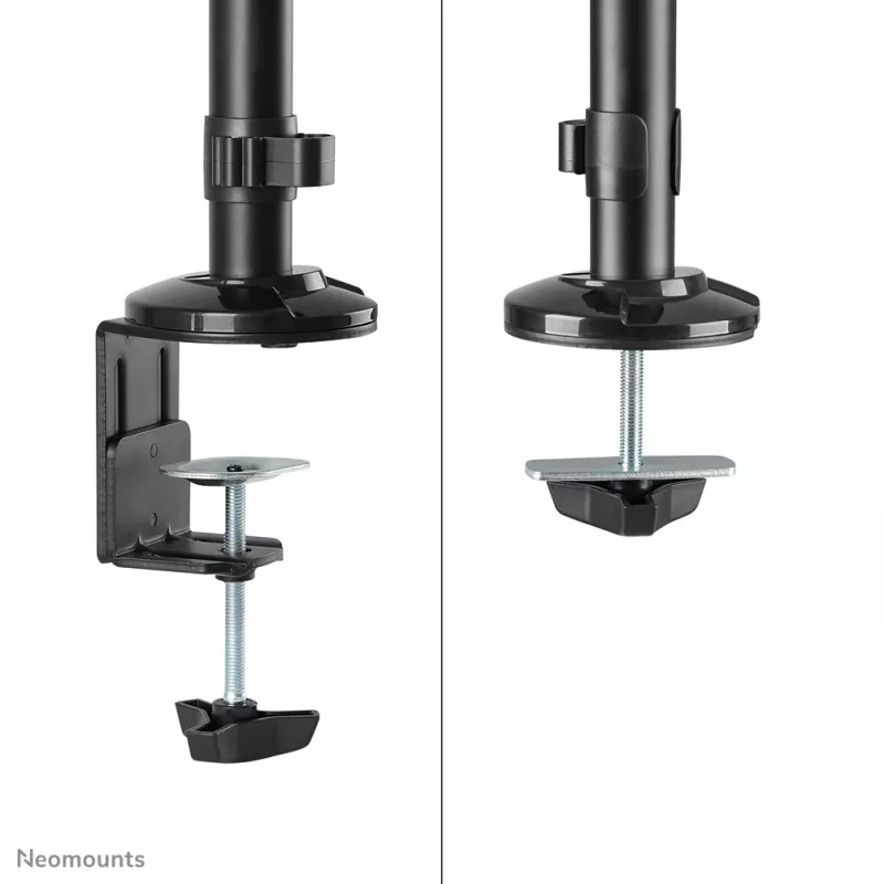 Estação de trabalho sentado/em pé para secretária Neomounts DS90-325BL1 9 kg ajuste de altura