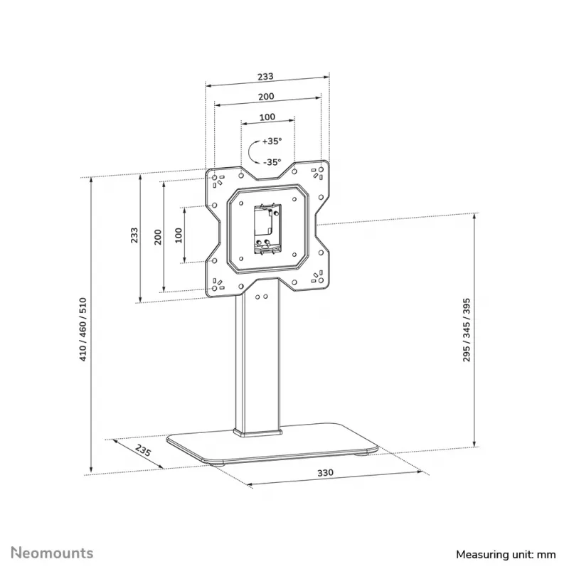 Suporte de TV Neomounts DS45-430BL12 23-43