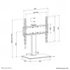 Suporte de TV Neomounts DS45-430BL14 32-55