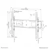 Suporte de parede para TV de carga pesada Neomounts 125 kg 43-98