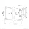 Suporte de parede para TV Neomounts WL40S-850BL16 40-70 inch - totalmente móvel - montagem rápida