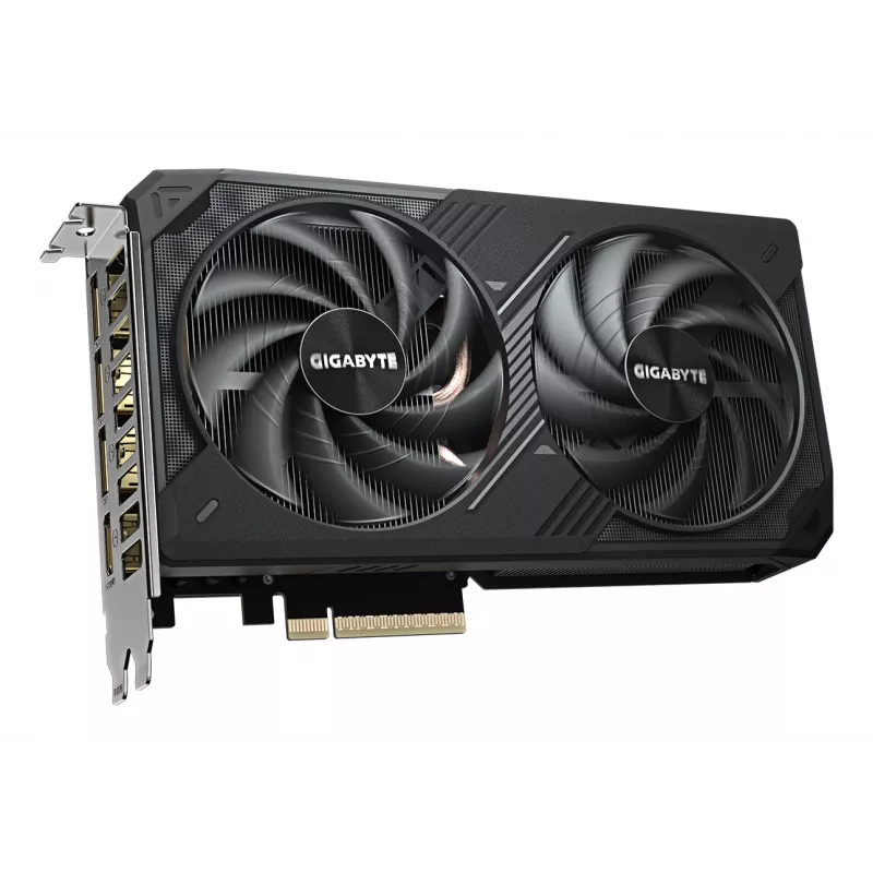 Placa gráfica GIGABYTE GeForce RTX 5060 Ti WINDFORCE OC 16G – 16 GB GDDR7, 128 Bit, PCI-E 5.0, 2587 MHz de frequência do núcleo, 3 x DisplayPort, 1 x HDMI, GV-N506TWF2OC-16GD