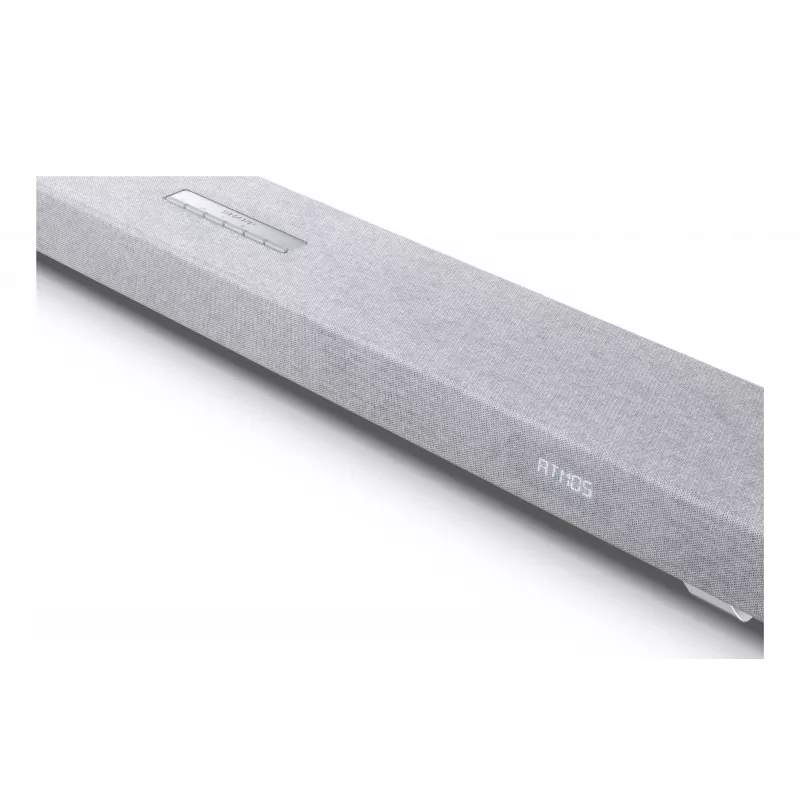 Sharp HT-SBW53121(SL) 3.1.2 Dolby Atmos/DTS:X barra de som com subwoofer sem fios, 550 W, Bluetooth, prateada