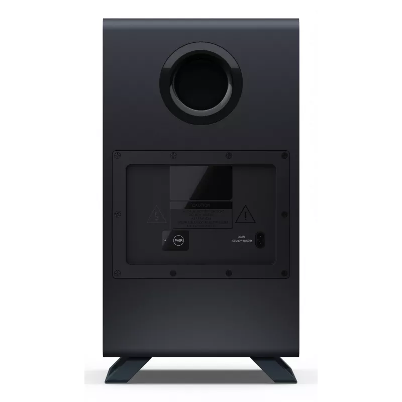 Sharp HT-SBW55121(BK) 5.1.2 Dolby Atmos/DTS:X barra de som com subwoofer sem fios, 650 W, Bluetooth, preta