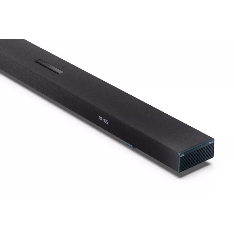 Sharp HT-SBW55121(BK) 5.1.2 Dolby Atmos/DTS:X barra de som com subwoofer sem fios, 650 W, Bluetooth, preta
