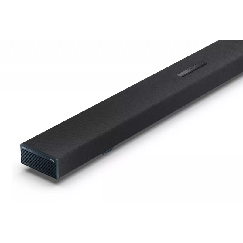 Sharp HT-SBW55121(BK) 5.1.2 Dolby Atmos/DTS:X barra de som com subwoofer sem fios, 650 W, Bluetooth, preta