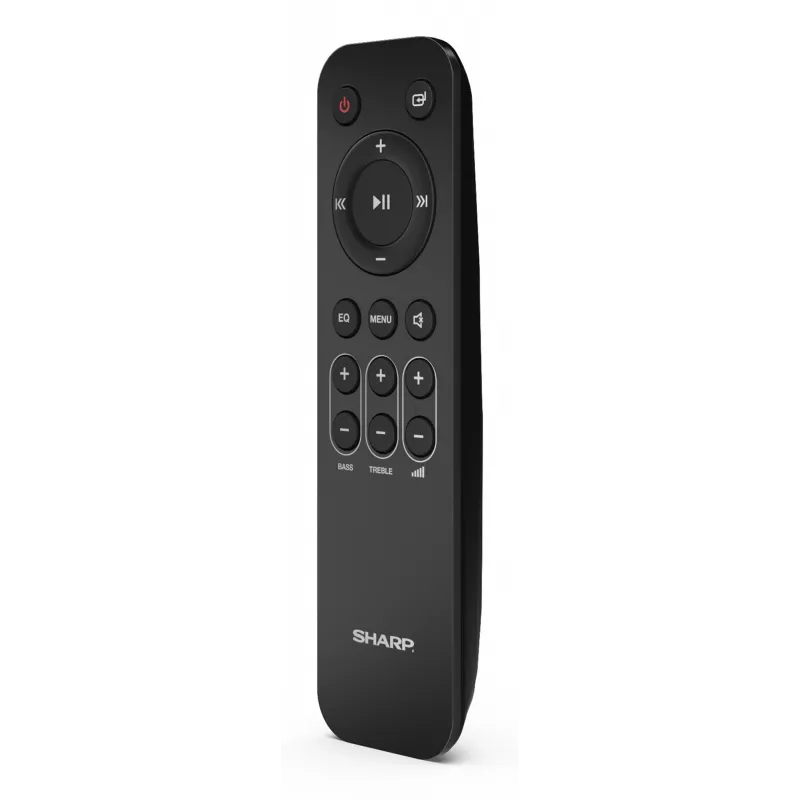 Sharp HT-SBW55121(BK) 5.1.2 Dolby Atmos/DTS:X barra de som com subwoofer sem fios, 650 W, Bluetooth, preta