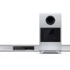 Sharp HT-SBW55121(SL) 5.1.2 Dolby Atmos/DTS:X barra de som com subwoofer sem fios, 650 W, Bluetooth, prateada