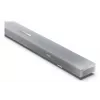 Sharp HT-SBW55121(SL) 5.1.2 Dolby Atmos/DTS:X barra de som com subwoofer sem fios, 650 W, Bluetooth, prateada