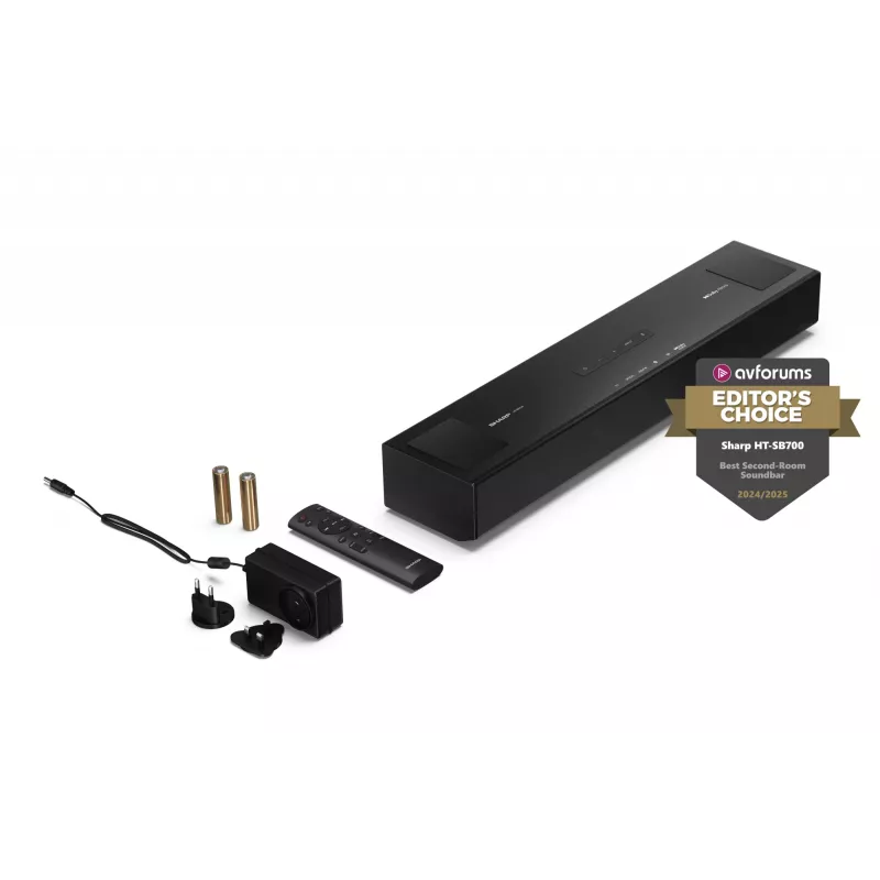 Barra de som Sharp HT-SB700 Preto 2.0.2 canais 140 W