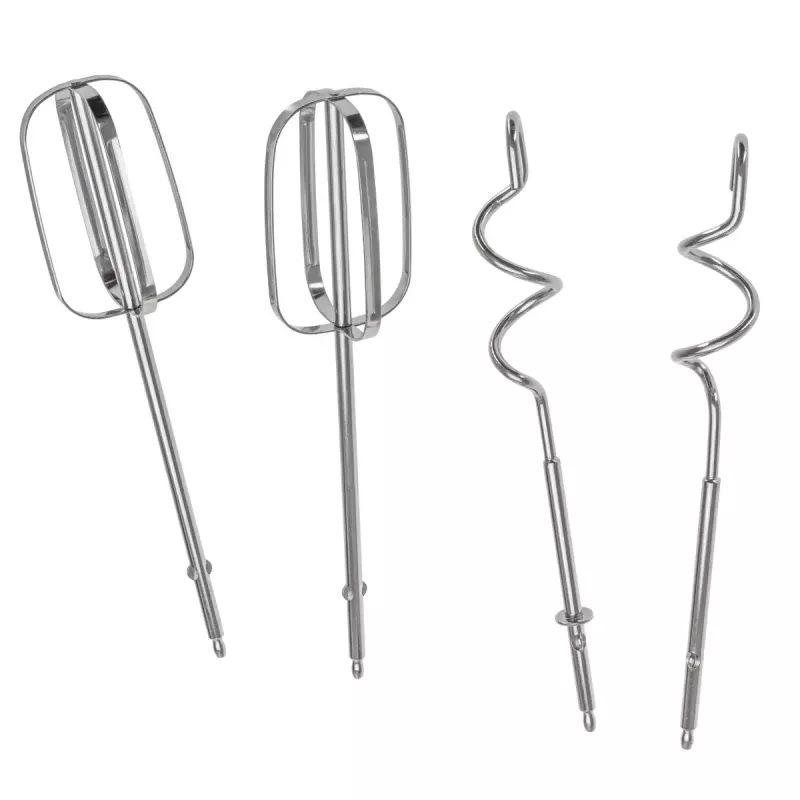Batedeira de mão Adler AD 4232 — 900 W, 5 velocidades + turbo, acessórios em aço inoxidável, preto/prateado