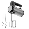 Batedeira de mão Adler AD 4232 — 900 W, 5 velocidades + turbo, acessórios em aço inoxidável, preto/prateado