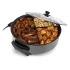 Frigideira elétrica Tristar PZ-9145 XXL - 40 cm, 1500 W, preta