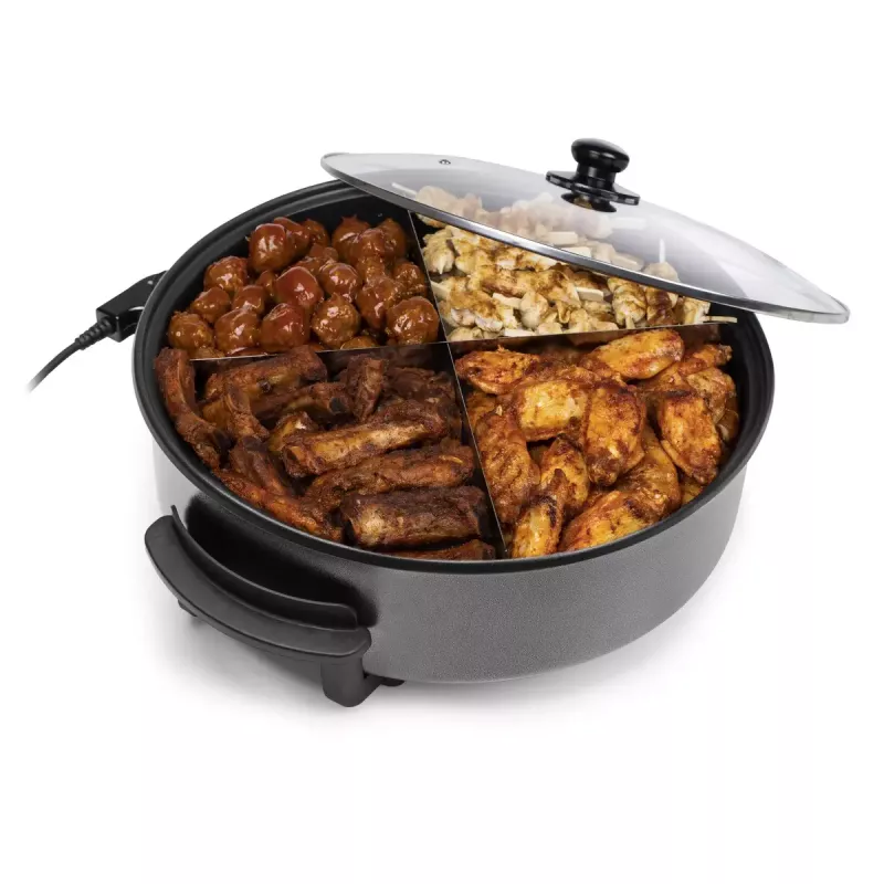 Frigideira elétrica Tristar PZ-9145 XXL - 40 cm, 1500 W, preta