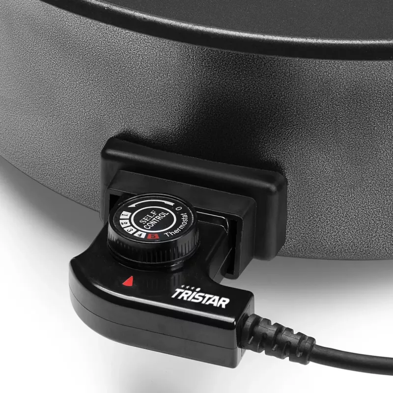 Frigideira elétrica Tristar PZ-9145 XXL - 40 cm, 1500 W, preta