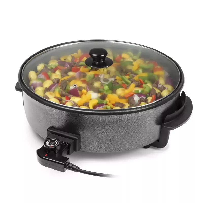Frigideira elétrica Tristar PZ-9145 XXL - 40 cm, 1500 W, preta