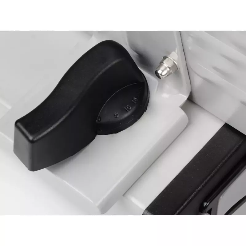 Tristar EM-2099 fatiador elétrico, 150 W, espessura máxima de corte 15 mm, lâmina amovível, preto/prateado