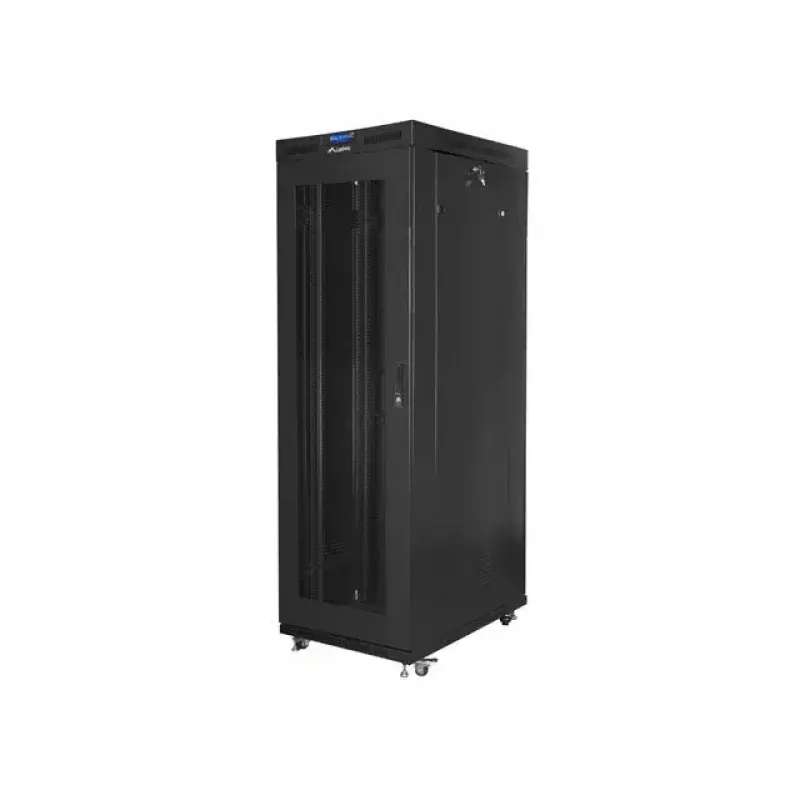 Rack autónomo Lanberg FF01-8027-23BL 27U 1200 kg preto