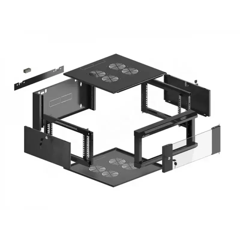 Rack de parede Lanberg WFFA-5604-10B