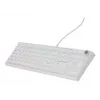 Teclado mecânico GENESIS THOR 404, tamanho completo USB, QWERTY Inglês, retroiluminação RGB, branco
