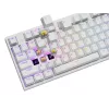 Teclado mecânico GENESIS THOR 404, tamanho completo USB, QWERTY Inglês, retroiluminação RGB, branco