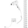 Secador de cabelo de parede Adler AD 2285 — 2000 W, 3 níveis de temperatura, nível frio, branco
