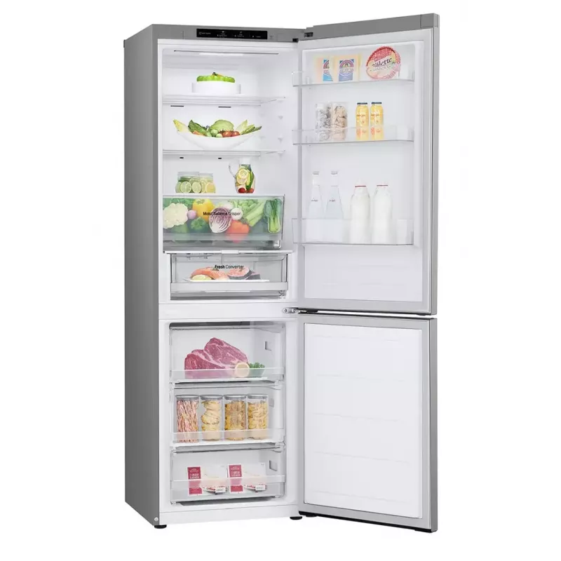 Combinado LG GBV3100EPY Autónomo 344 L E Prateado