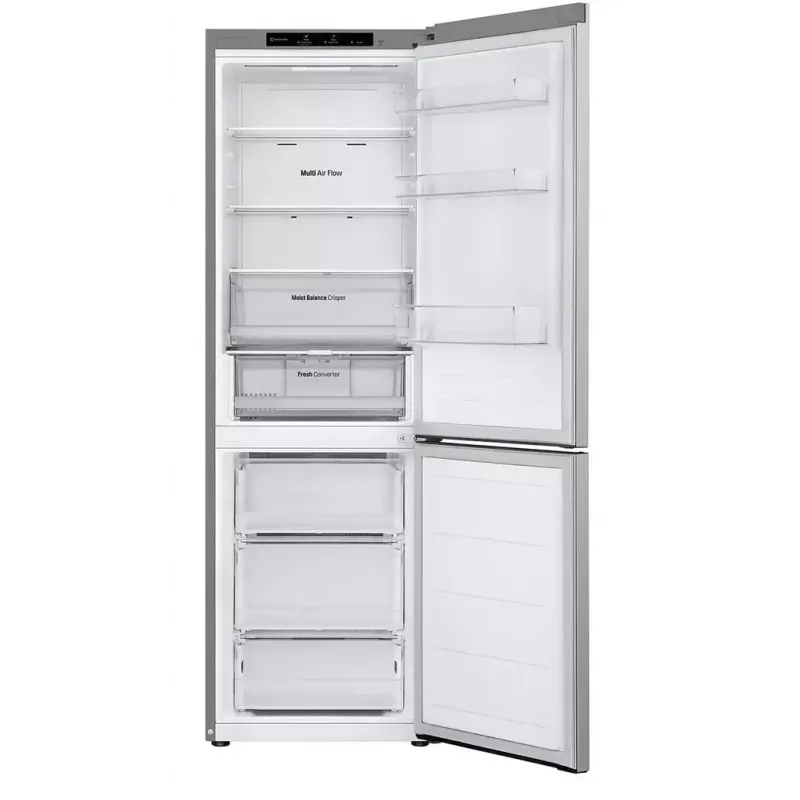 Combinado LG GBV3100EPY Autónomo 344 L E Prateado