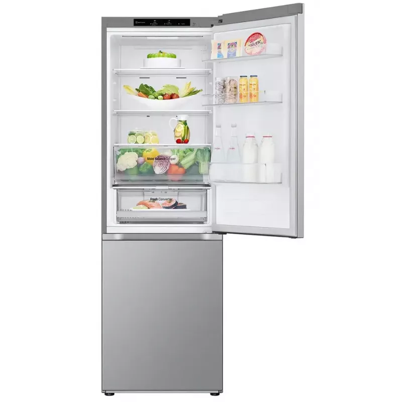 Combinado LG GBV3100EPY Autónomo 344 L E Prateado