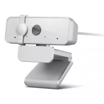 Webcam Lenovo 310 Full HD 1920x1080 30fps USB 2.0 branco, suporte com clipe