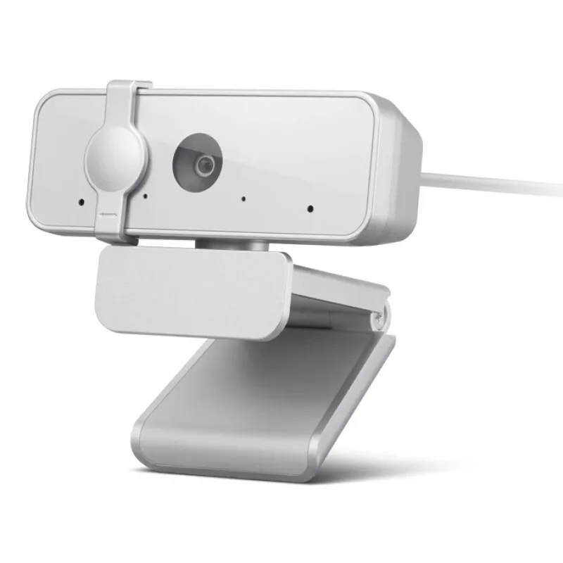 Webcam Lenovo 310 Full HD 1920x1080 30fps USB 2.0 branco, suporte com clipe