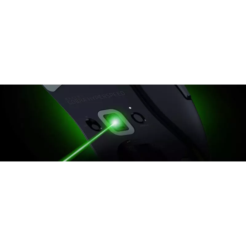 Razer Cobra HyperSpeed rato sem fios para jogos, ótico, 26000 DPI, Bluetooth + RF + USB Type-A, para destros
