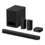 Sistema de soundbar 5.1 canais Sony HT-S60 preto, 1000 W, suporte Dolby Atmos e DTS:X, Bluetooth