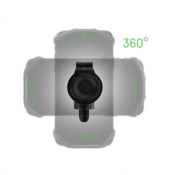 Suporte para telefone FIXED FIXBI2-BK preto — suporte fixo para bicicleta ou mota