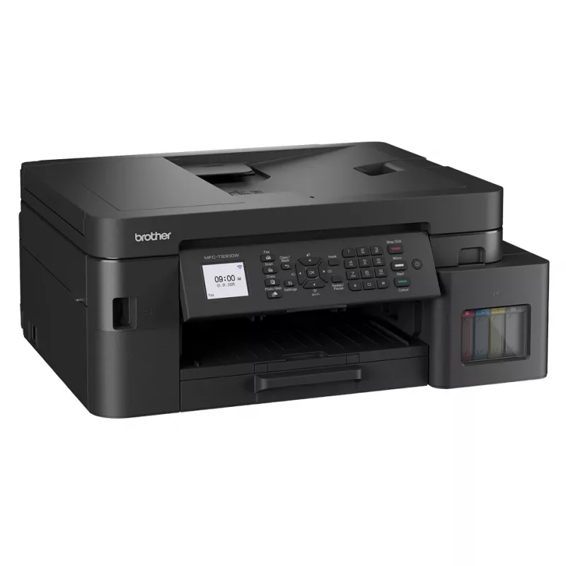 Impressora multifunções de jato de tinta Brother MFC-T930DW — impressão a cores, A4, duplex, Wi‑Fi, Ethernet, 30 ppm (P/B), 26 ppm (cor)