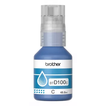 Frasco de tinta Brother BTD100C ciano Original 48,8 ml para impressoras Brother, 91 g