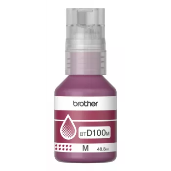 Frasco de tinta Brother BTD100M magenta Original, 48,8 ml, 5000 páginas