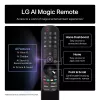 TV LG 55QNED85A3C 55 polegadas 4K QNED evo Smart TV, WebOS, Motion Pro, Wi‑Fi, Ethernet, DVB-T/T2, preto