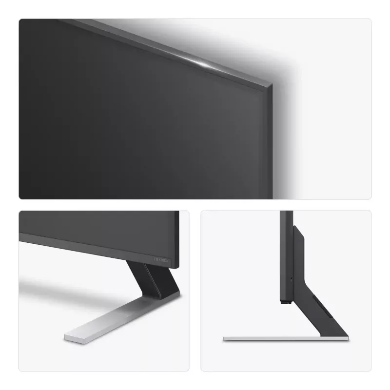 TV LG 55QNED85A3C 55 polegadas 4K QNED evo Smart TV, WebOS, Motion Pro, Wi‑Fi, Ethernet, DVB-T/T2, preto