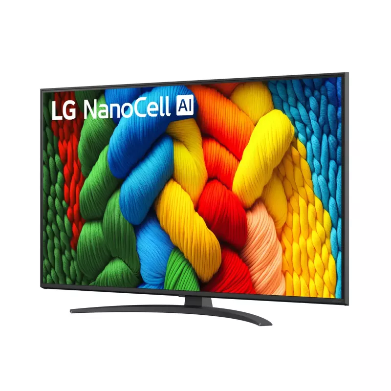 TV LG NanoCell AI 50NANO81A3A 127 cm (50 inch) 4K Ultra HD Smart TV Wi-Fi preto