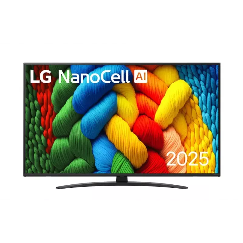 TV LG NanoCell AI 50NANO81A3A 127 cm (50 inch) 4K Ultra HD Smart TV Wi-Fi preto