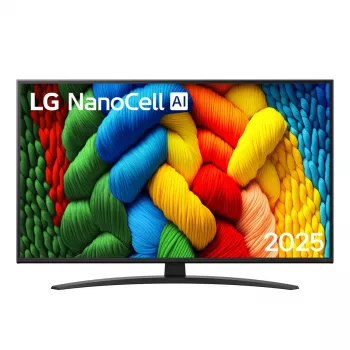 TV LG NanoCell AI 43NANO81A3A 109,2 cm (43 inch) 4K Ultra HD Smart TV Wi-Fi preto