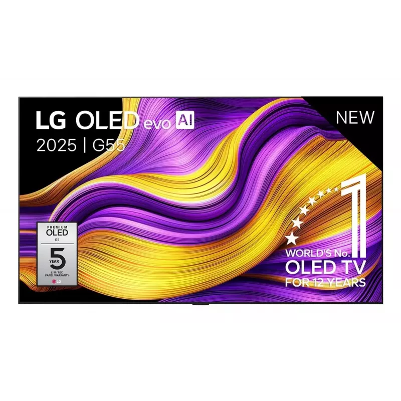 TV LG OLED evo AI OLED77G51LW 195,6 cm (77 inch) 4K Ultra HD Smart TV Wi-Fi preto