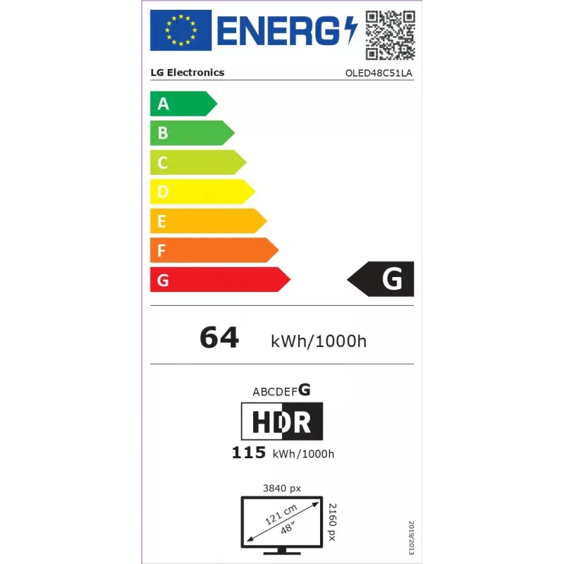 TV LG OLED evo AI OLED48C51LA 121,9 cm (48