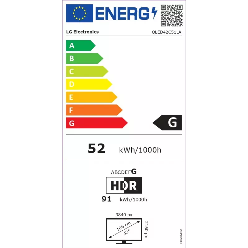 TV LG OLED evo AI OLED42C51LA 106,7 cm (42