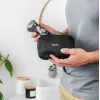 Máquina de barbear rotativa Cecotec 04199 para homem com aparador Titan e cabeça 3D