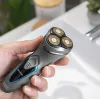 Máquina de barbear rotativa Cecotec 04199 para homem com aparador Titan e cabeça 3D