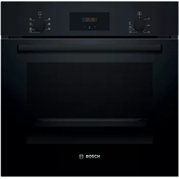 Forno elétrico de encastrar Bosch HBF133BA1 — 66 L, classe energética A, convecção, grelhador, comandos tácteis e rotativos, preto
