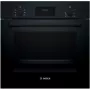 Forno elétrico de encastrar Bosch HBF133BA1 — 66 L, classe energética A, convecção, grelhador, comandos tácteis e rotativos, preto