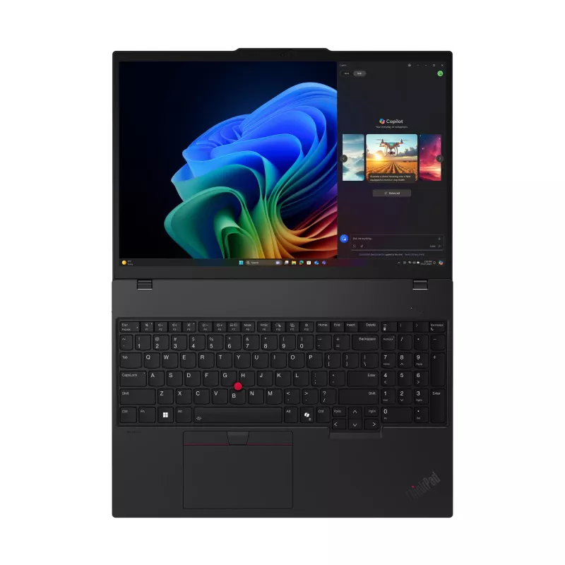 Portátil Lenovo ThinkPad T16 Gen 4 (AMD) Copilot+ PC AMD Ryzen™ AI 5 340 40,6 cm (16 polegadas) WUXGA 32 GB DDR5-SDRAM 512 GB SSD Wi-Fi 7 (802.11be) Windows 11 Pro inglês preto